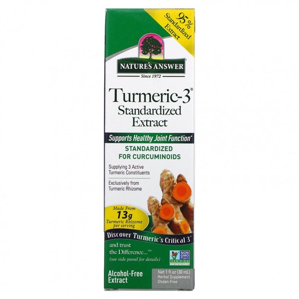 Turmeric-3 Standardized Extract - 30 ml.