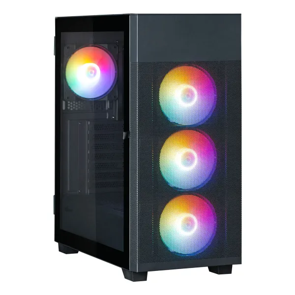 ATX pusiau bokšto tipo korpusas Zalman S5 NEO BLACK Juoda