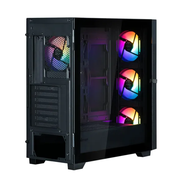 ATX pusiau bokšto tipo korpusas Zalman S5 NEO BLACK Juoda