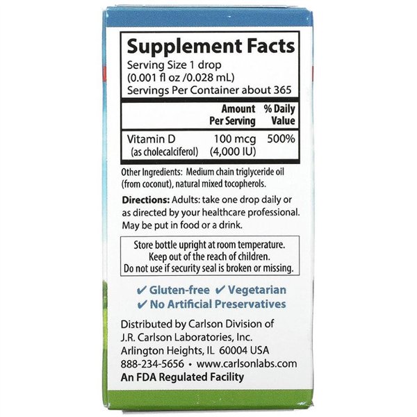 Super Daily D3, 4000 МЕ - 10 мл.