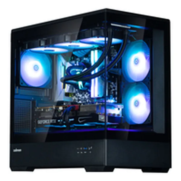 Micro ATX/Mini ITX / ATX Midtower Korpuss Zalman P30 BW Melns