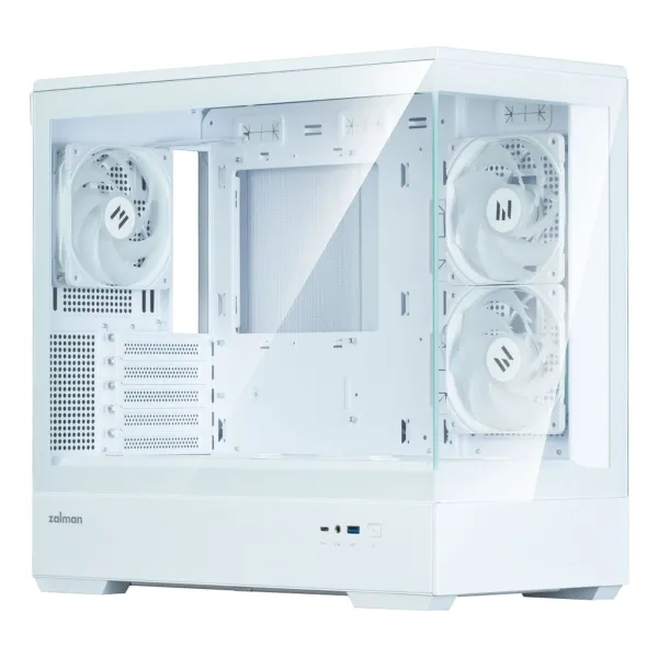 ATX pusiau bokšto tipo korpusas Zalman P30 V2 Balta
