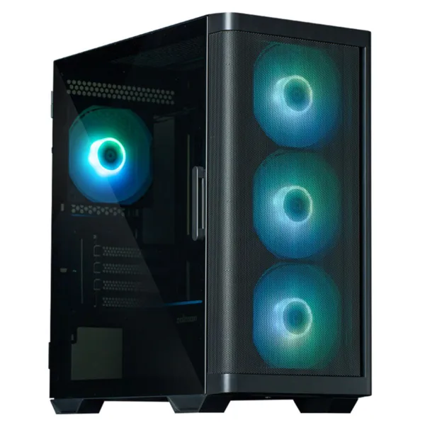 ATX pusiau bokšto tipo korpusas Zalman M4 Black Mini Tower Juoda