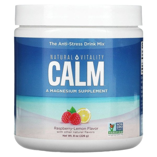 Natural Calm, Raspberry Lemon - 226g