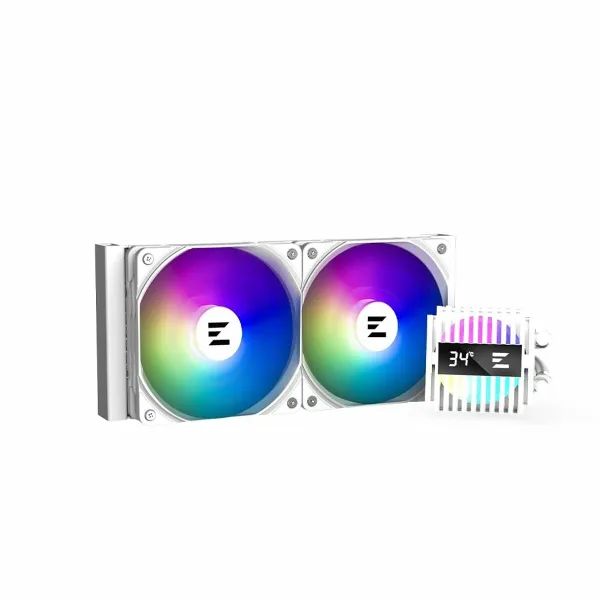 Kārbas ventilators Zalman ALPHA2 A24 WHITE Ø 12 cm