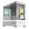 ATX Semi-tower Korpus Gigabyte C201 PANORAMIC ICE Valge