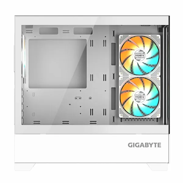 ATX Semi-tower Korpus Gigabyte C201 PANORAMIC ICE Valge