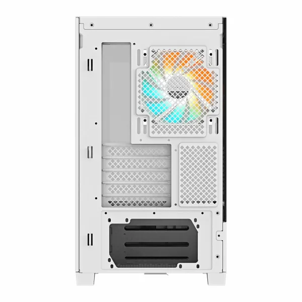 ATX Semi-tower Korpus Gigabyte C201 PANORAMIC ICE Valge