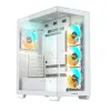 ATX Semi-tower Korpus Gigabyte C500 PANORAMIC STEALTH Valge