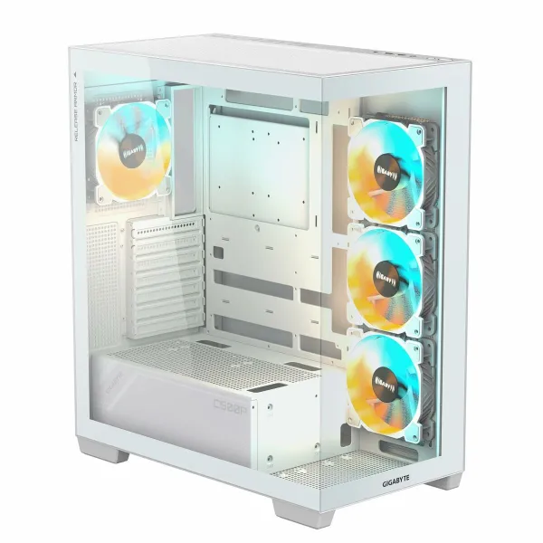 ATX Semi-tower Korpus Gigabyte C500 PANORAMIC STEALTH Valge