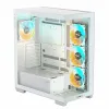 ATX Semi-tower Korpus Gigabyte C500 PANORAMIC STEALTH Valge