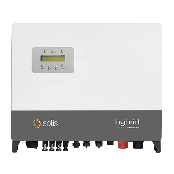 HIBRĪDA 3 FĀZU INVERTORS SOLIS-RHI-3P6K-HVES-5G