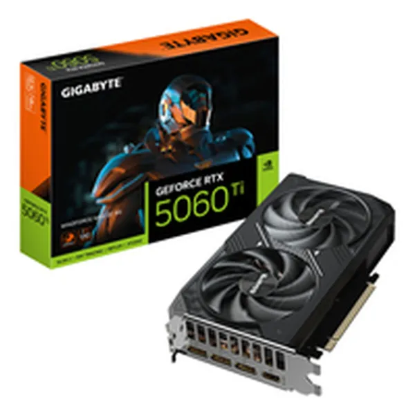 Vaizdo korta Gigabyte GeForce RTX 5060 Ti WINDFORCE MAX OC 8G geforce rtx 5060 ti 8 GB GDDR7