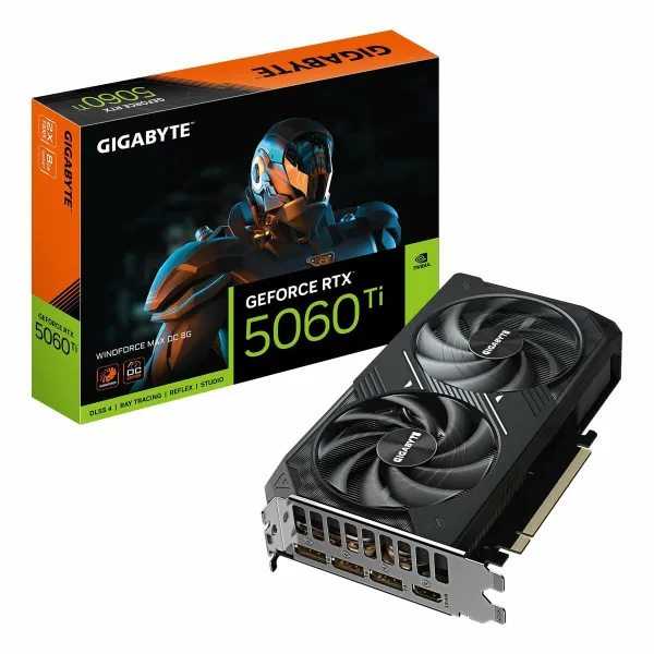 Vaizdo korta Gigabyte GeForce RTX 5060 Ti WINDFORCE MAX OC 8G geforce rtx 5060 ti 8 GB GDDR7