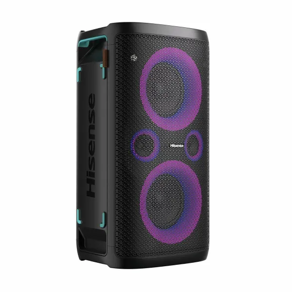 Nešiojamos Bluetooth garso kolonėlės Hisense Juoda 300 W