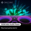 Nešiojamos Bluetooth garso kolonėlės Hisense Juoda 300 W