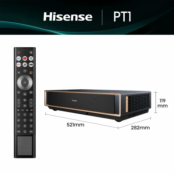 Проектор Hisense PT1 4K Ultra HD 3840 x 2160 px