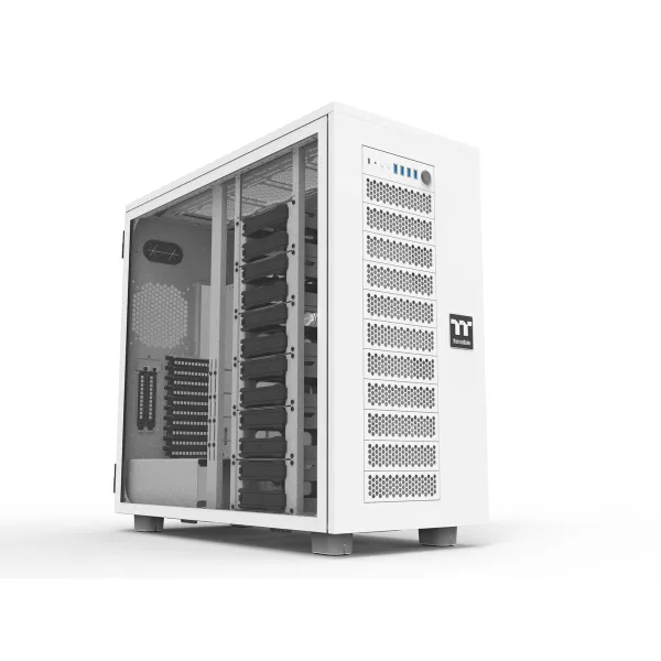 ATX pusiau bokšto tipo korpusas THERMALTAKE AX700 TG Balta Juoda