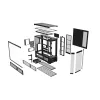 ATX pusiau bokšto tipo korpusas THERMALTAKE CA-11H-00F1WN-00 Juoda