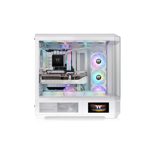 ATX pusiau bokšto tipo korpusas THERMALTAKE CA-11H-00F6WN-00 Balta Snow white