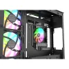 ATX pusiau bokšto tipo korpusas THERMALTAKE View 380 WS ARGB Juoda