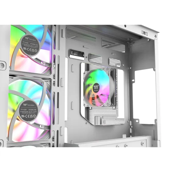 ATX pusiau bokšto tipo korpusas THERMALTAKE View 380 WS ARGB Balta