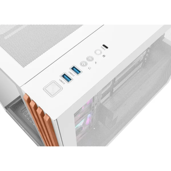 ATX pusiau bokšto tipo korpusas THERMALTAKE View 380 WS ARGB Balta