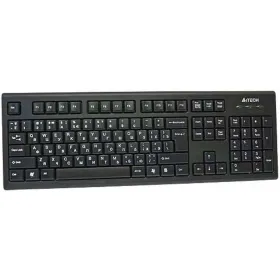 Klaviatūra A4 Tech KR-85 Melns Angļu EEUU QWERTY