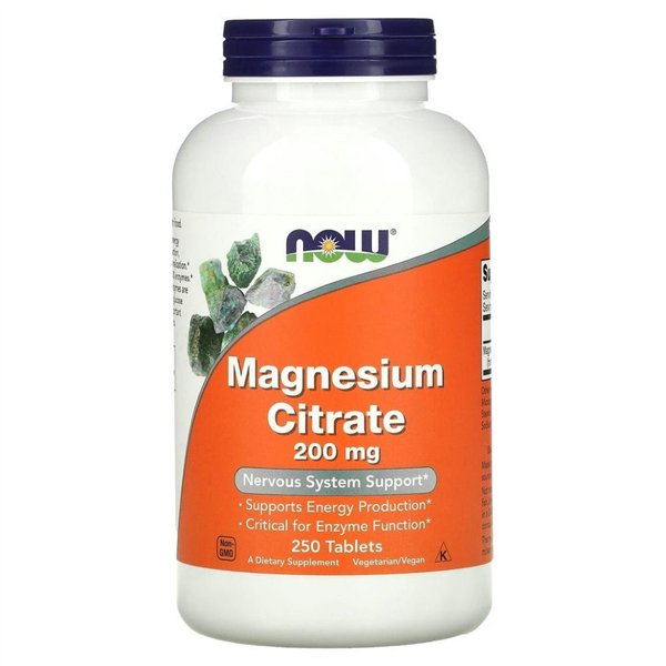 Magnesiumsitraatti, 200 mg - 250 tablettia | Osta verkosta — Megaluks