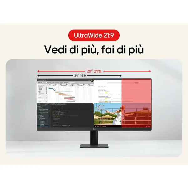 Monitorius LG 29U511A-B 29" Full HD