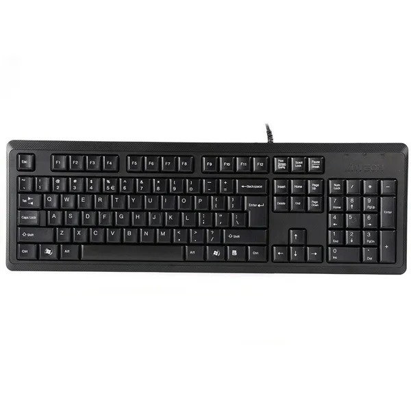Keyboard A4 Tech KR-92 Black Monochrome English QWERTY