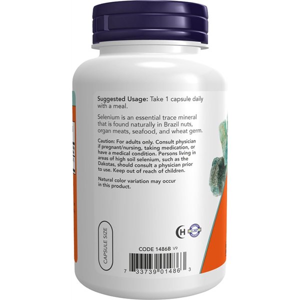 Selenium, 200mcg - 90 vcaps