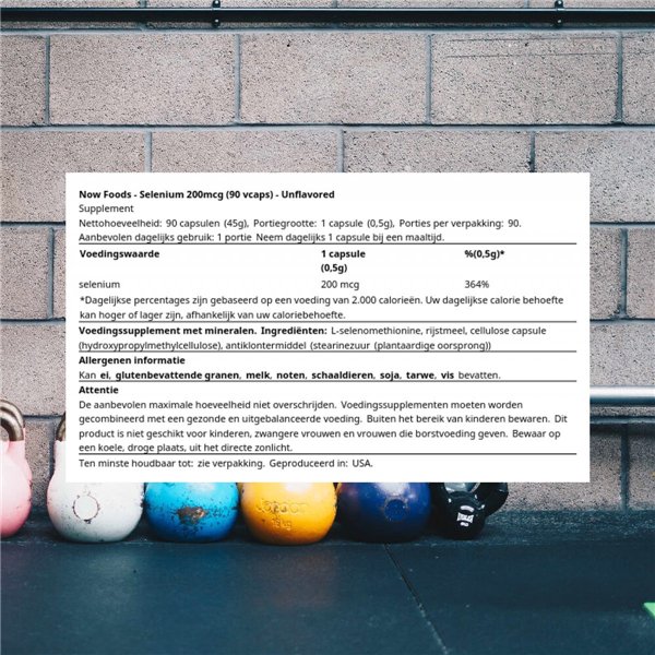 Selenium, 200mcg - 90 vcaps