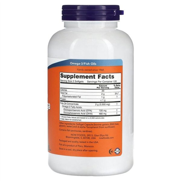 Super Omega EPA Molecularly Distilled - 240 softgels