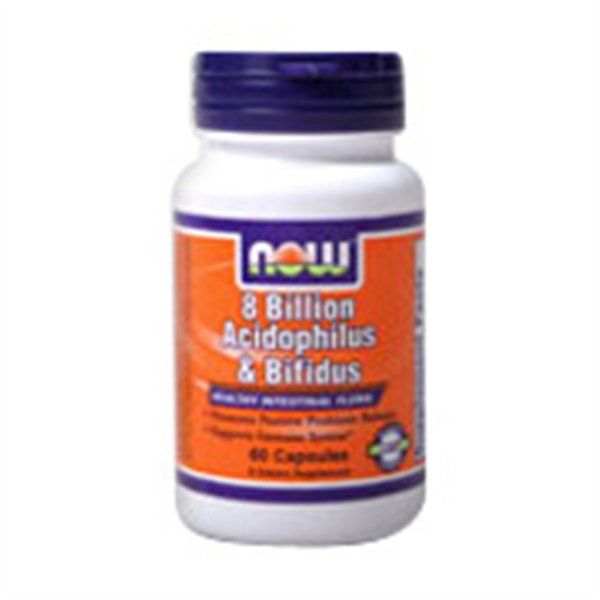 8 миллиардов ацидофилусов и бифидобактерий - 60 растительных капсул