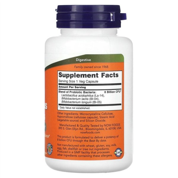 8 Billion Acidophilus & Bifidus - 120 vcaps