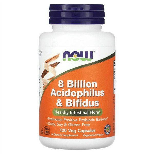 8 Billion Acidophilus & Bifidus - 120 vcaps