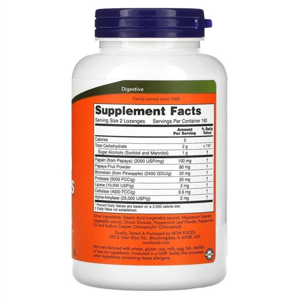 Papaijaentsyymi, pureskeltava - 360 imeskelytablettia