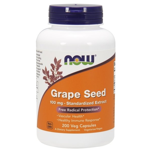 Grape Seed Standardized Extract, 100mg - 100 vcaps