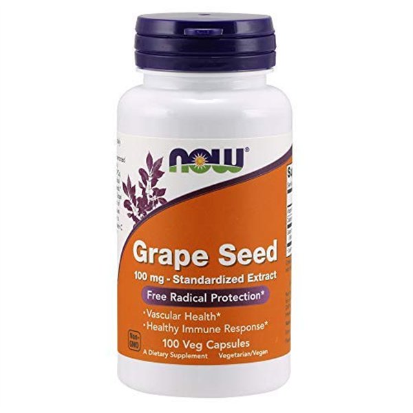 Grape Seed Standardized Extract, 100mg - 100 vcaps