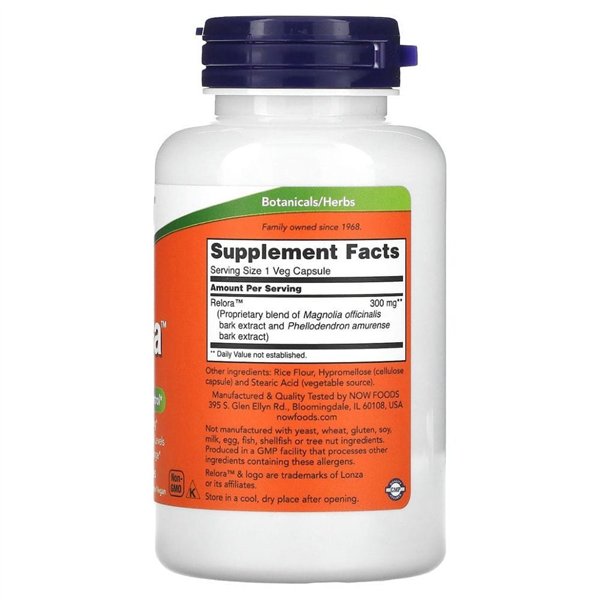 Relora, 300 mg - 120 kapslit | Osta veebist — Megaluks