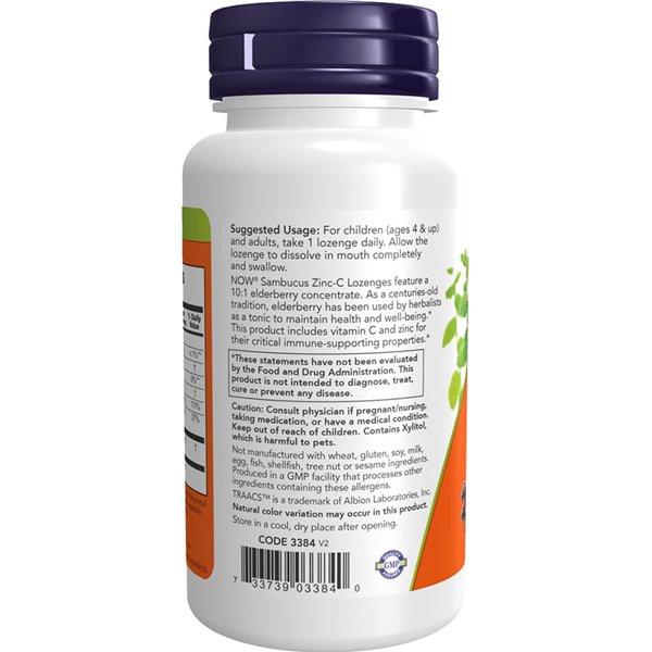 Sambucus Zinc-C - 60 lozenges 