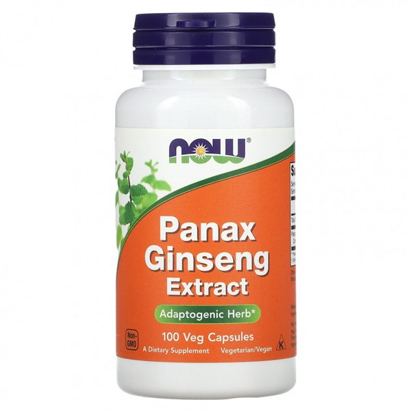Panax ženšenis, 500 mg - 100 kapsulių | Pirkti internetu — Megaluks