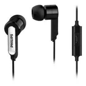 Kuulokkeet mikrofonilla Philips SHE1405BK/10 Musta Silikoni
