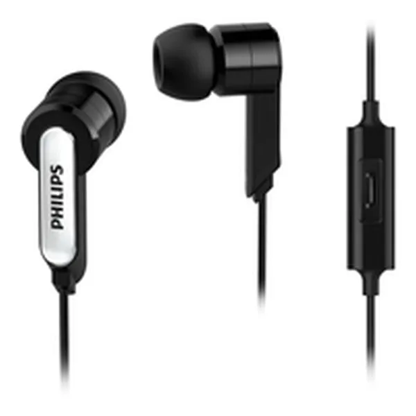 Kõrvaklapid Mikrofoniga Philips SHE1405BK/10 Must Silikoon
