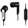 Kõrvaklapid Mikrofoniga Philips SHE1405BK/10 Must Silikoon