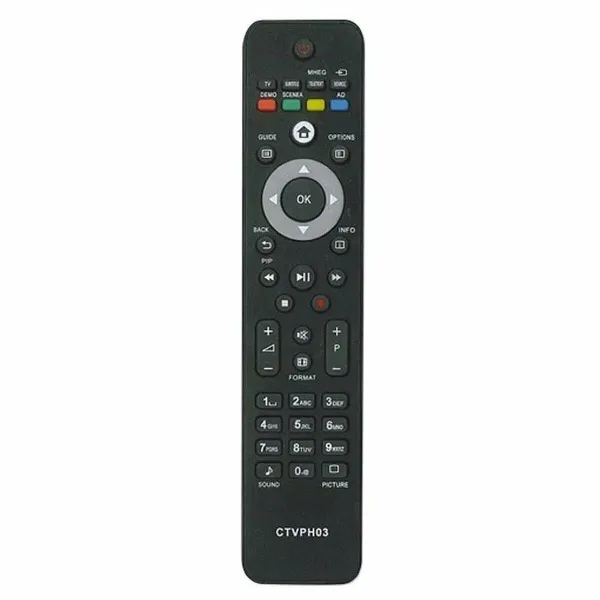 Universāla Tālvadības Pults 02ACCOEMCTVPH03 Melns