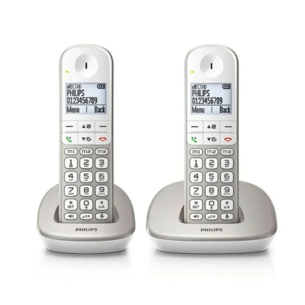 Bezvadu Tālrunis Philips XL4902S/34 1,9" 550 mAh GAP (2 pcs) Balts