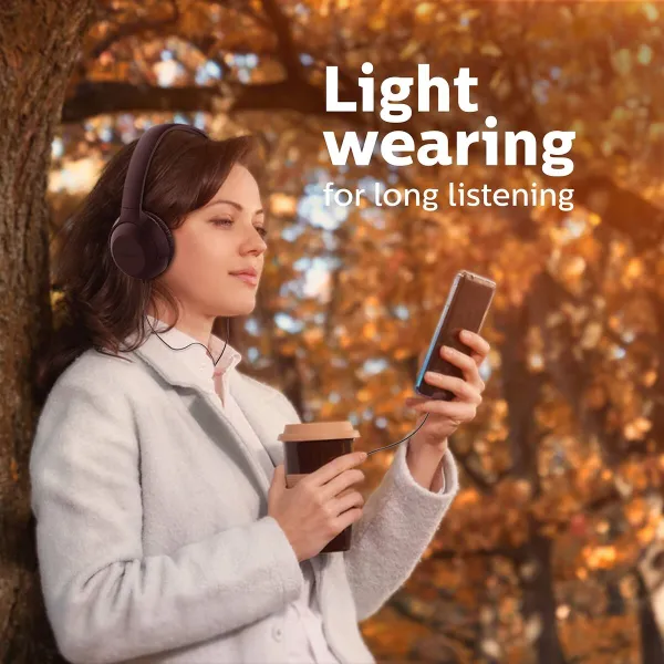 Uždaro tipo ausinės Philips TPV UH 201 BK Juoda