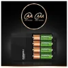 Įkroviklis + įkraunamos baterijos DURACELL CEF14 2 x AA + 2 x AAA HR06/HR03 1300 mAh (1 vnt.)